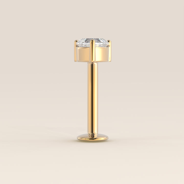Signature Heart Lab Grown Diamond Piercing