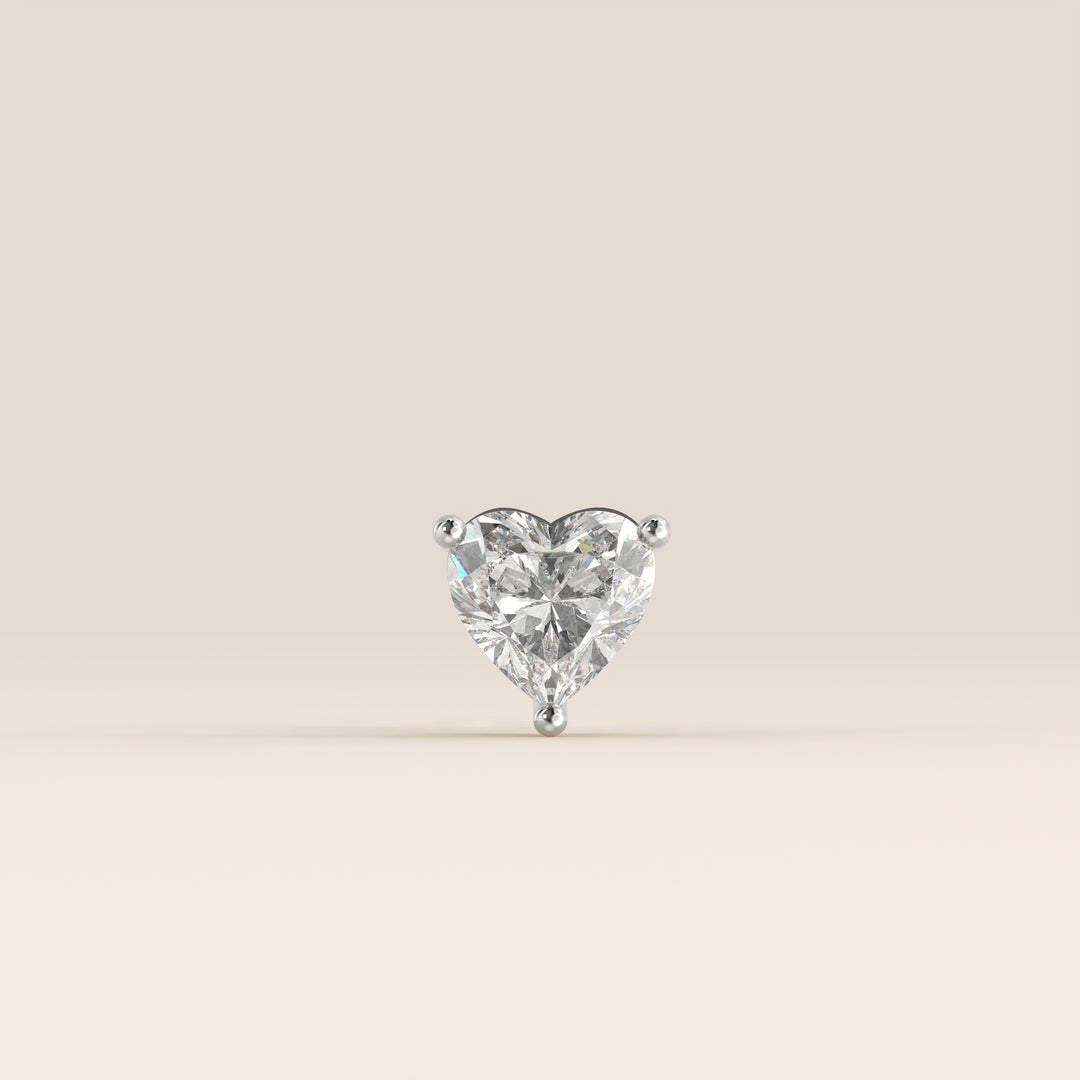 Signature Heart Lab Grown Diamond Piercing