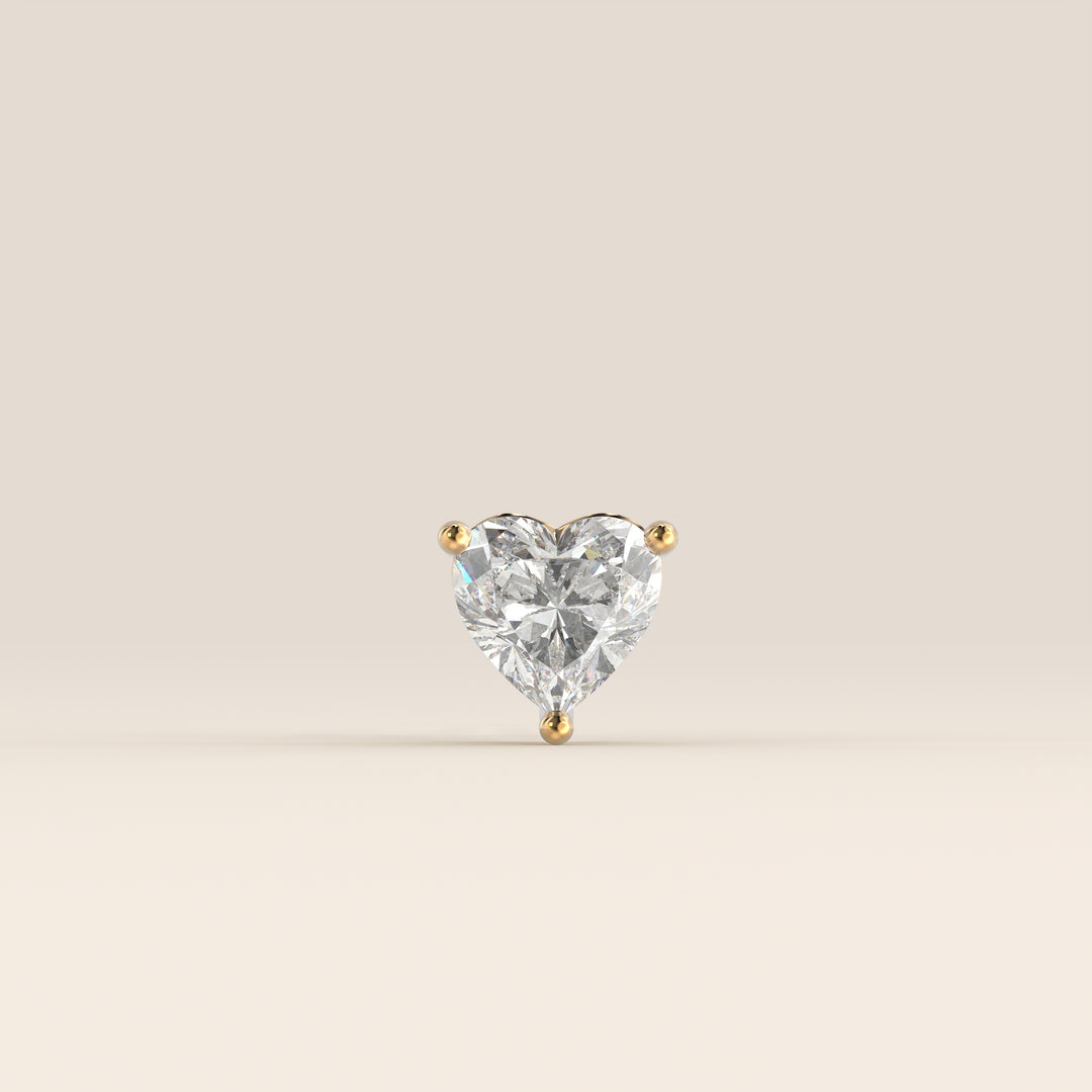 Signature Heart Lab Grown Diamond Piercing
