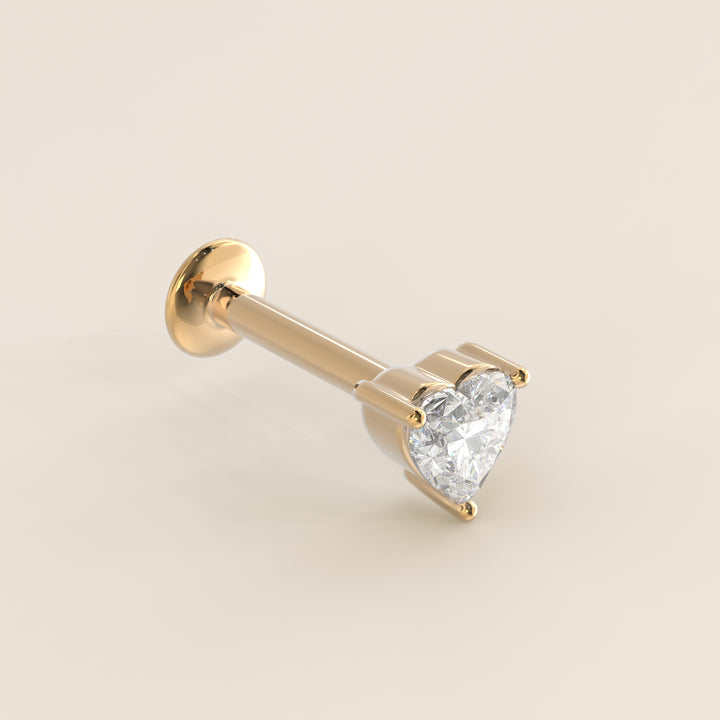 Signature Heart Lab Grown Diamond Piercing
