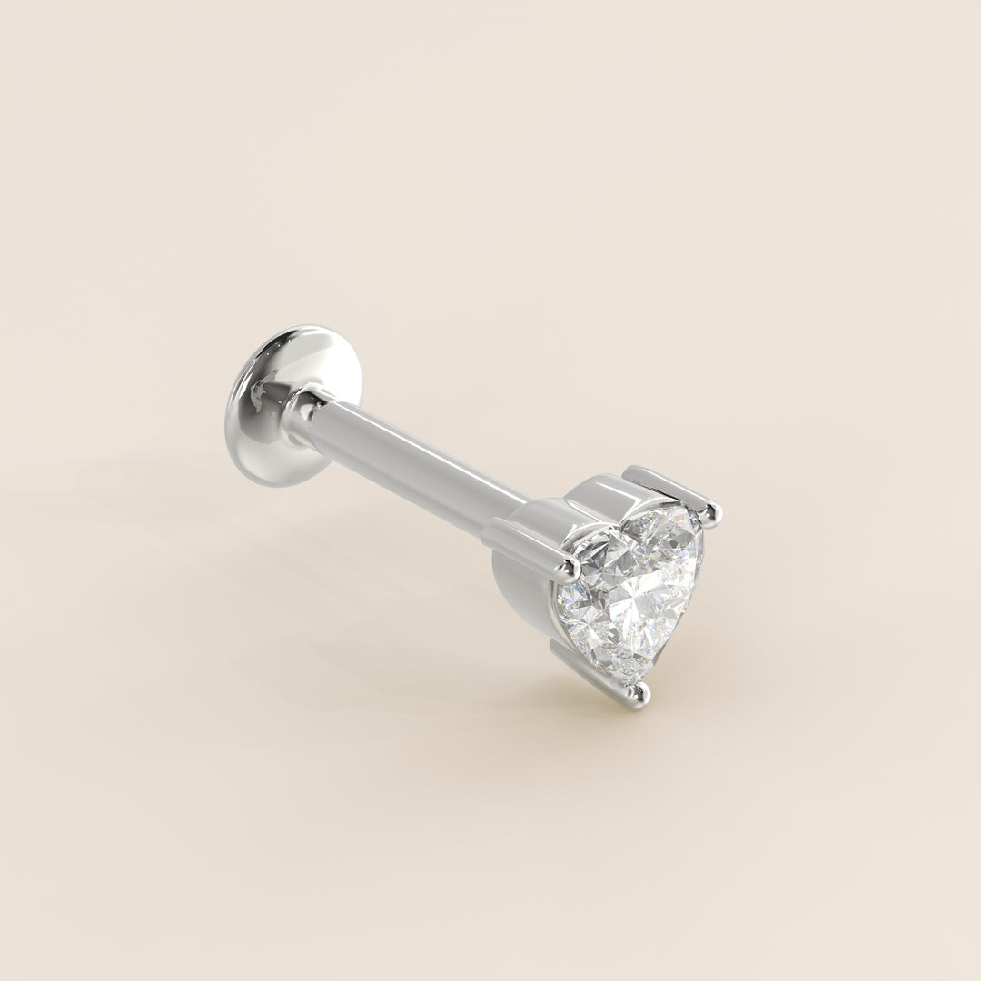 Signature Heart Lab Grown Diamond Piercing