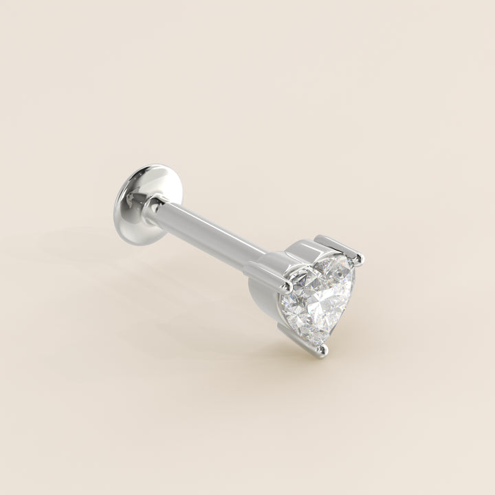 Signature Heart Lab Grown Diamond Piercing