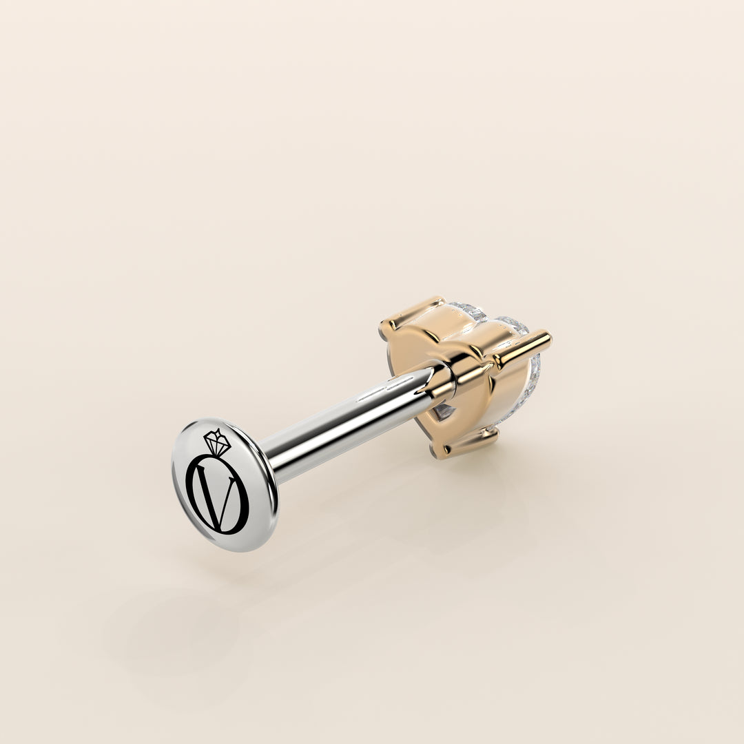 Signature Heart Lab Grown Diamond Piercing