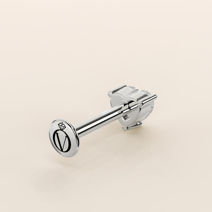 Signature Heart Lab Grown Diamond Piercing