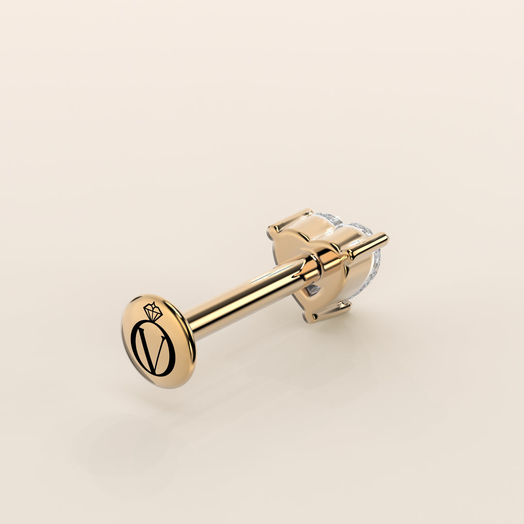 Signature Heart Lab Grown Diamond Piercing