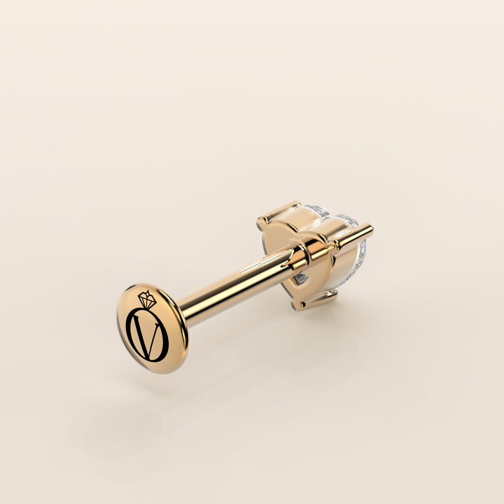 Signature Heart Lab Grown Diamond Piercing