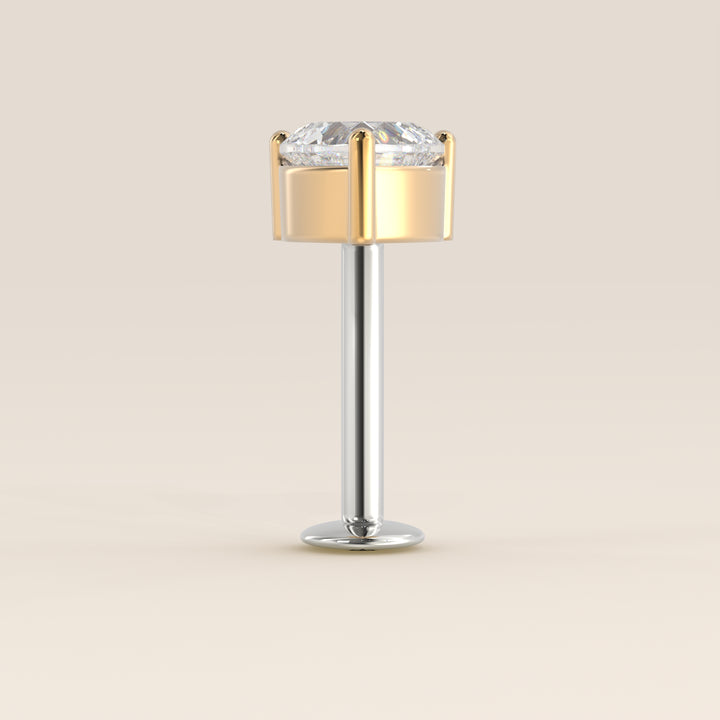 Signature Heart Lab Grown Diamond Piercing