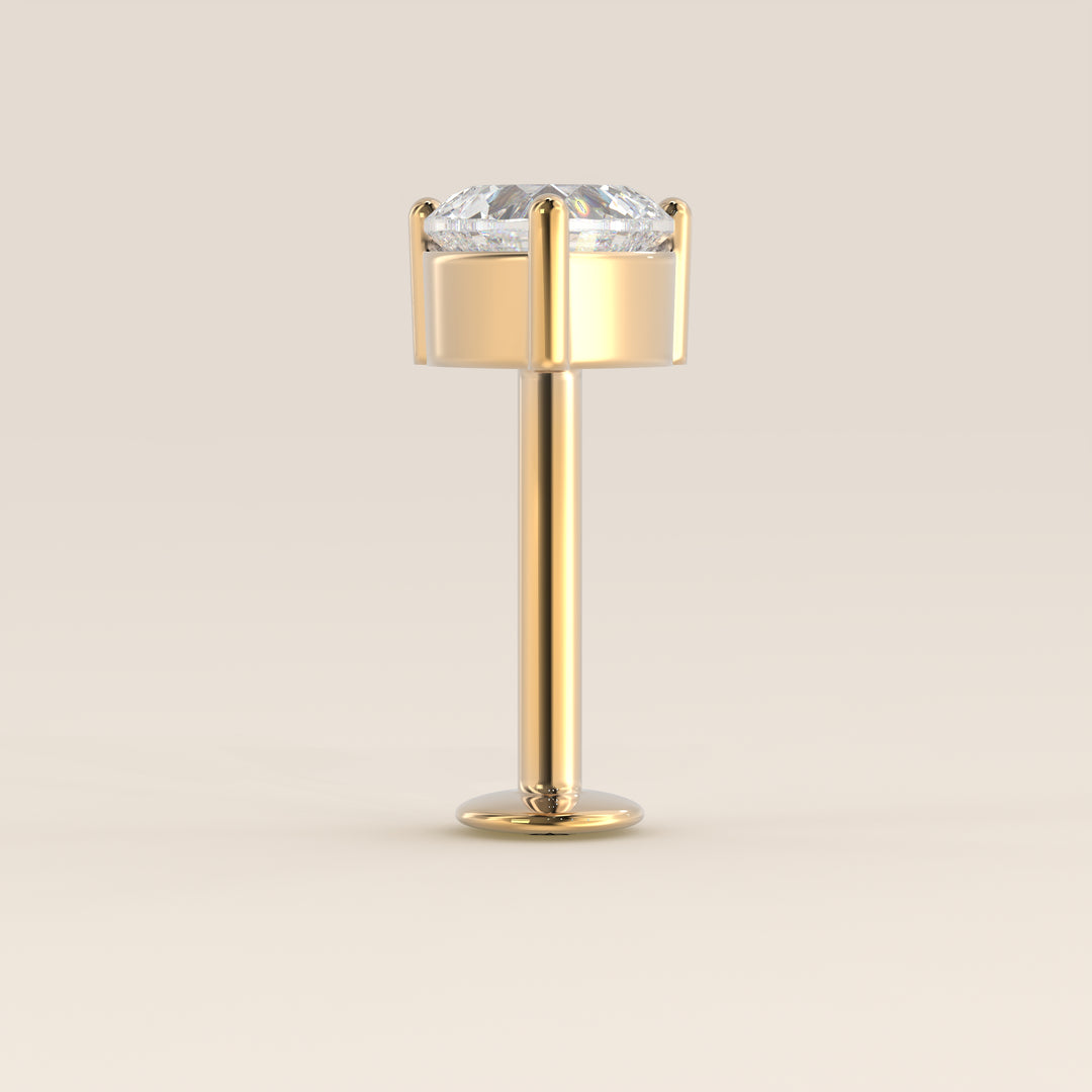 Signature Heart Lab Grown Diamond Piercing
