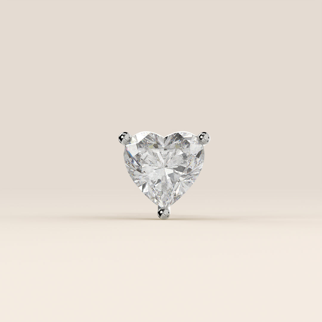 Signature Heart Lab Grown Diamond Piercing