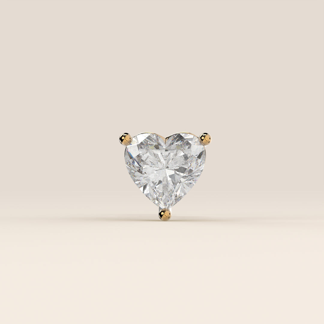 Signature Heart Lab Grown Diamond Piercing