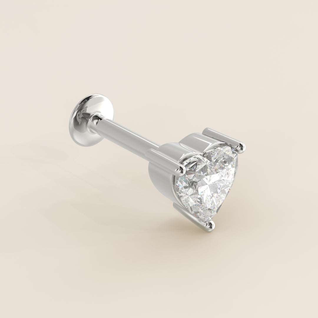 Signature Heart Lab Grown Diamond Piercing