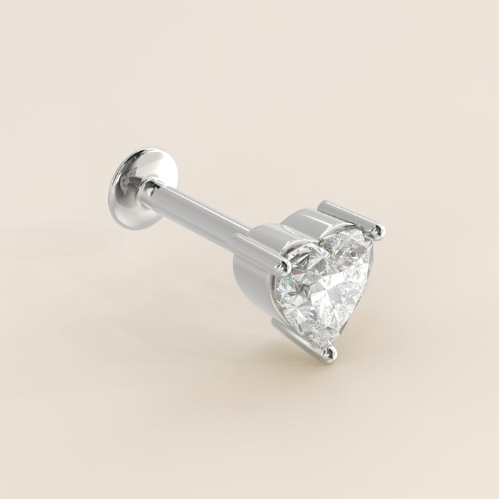 Signature Heart Lab Grown Diamond Piercing