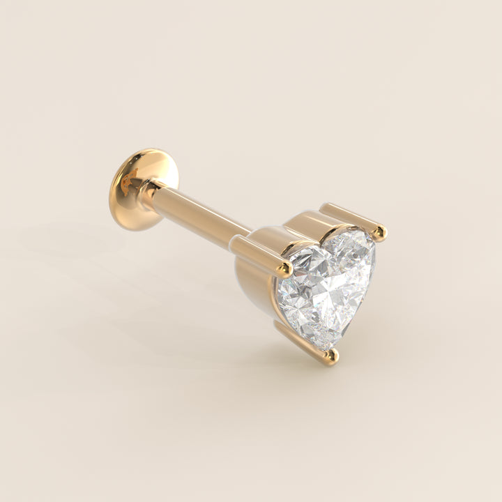 Signature Heart Lab Grown Diamond Piercing