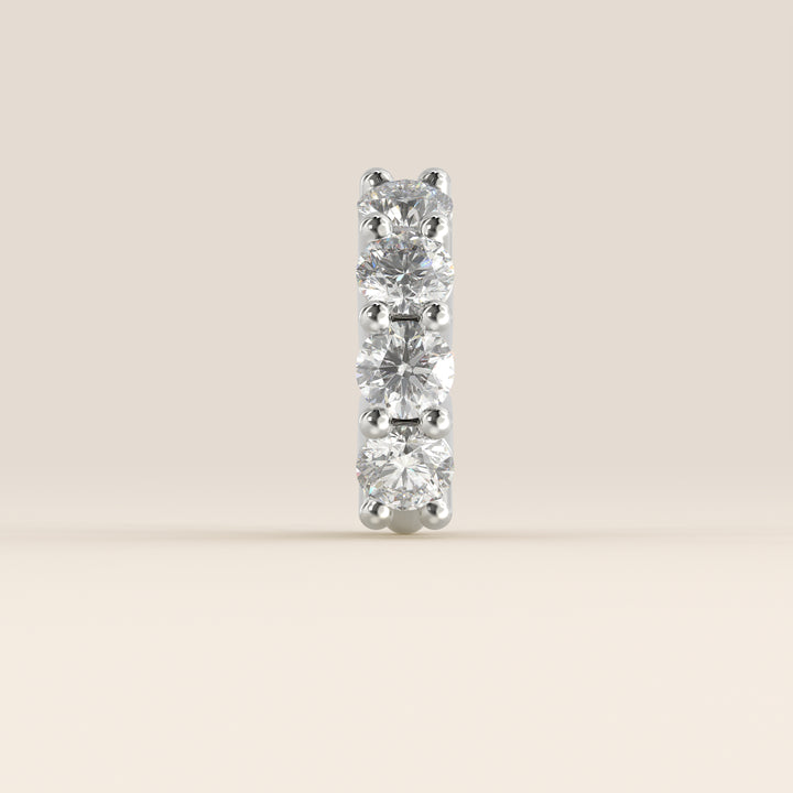 Infinite Click Ring Lab Grown Diamond Piercing