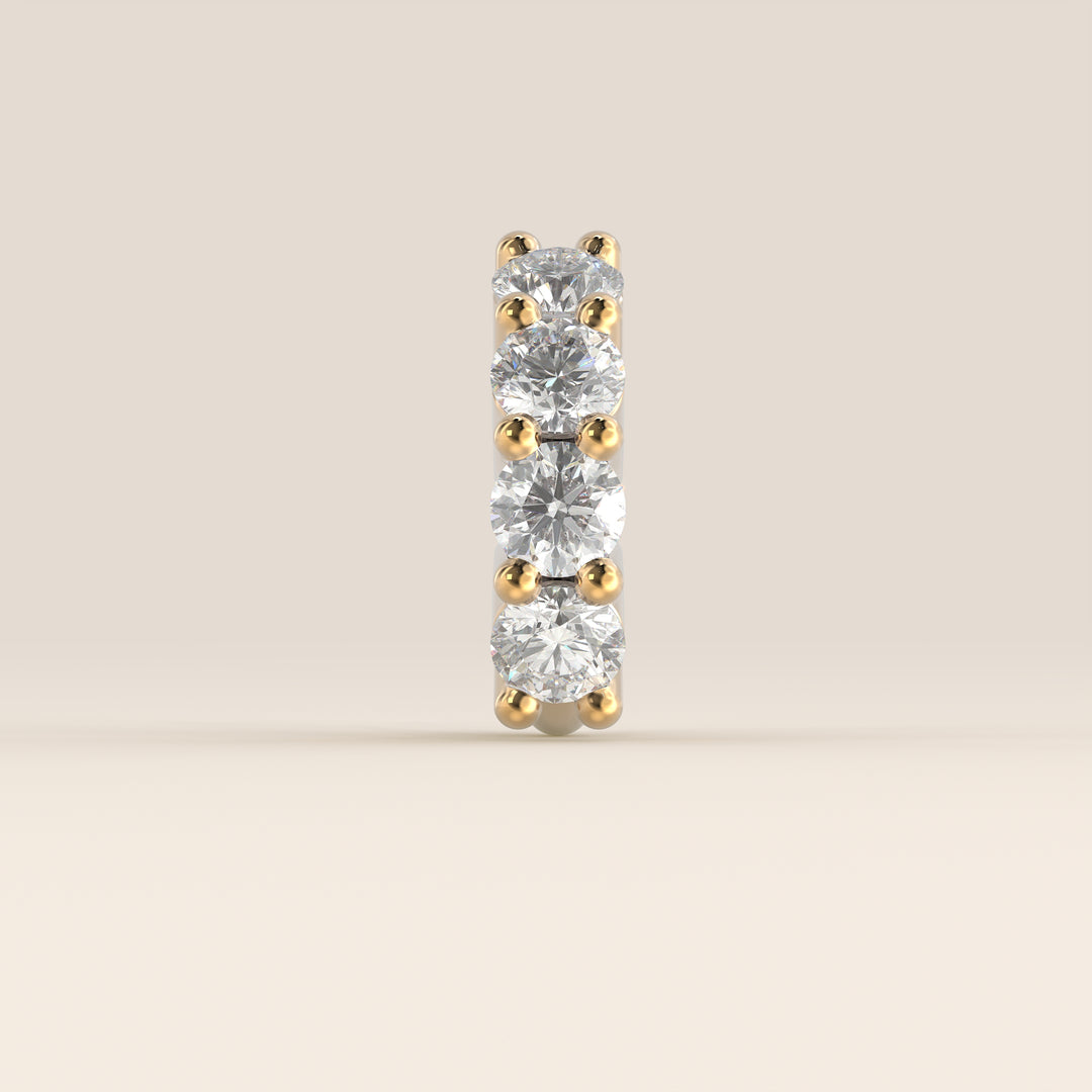 Infinite Click Ring Lab Grown Diamond Piercing