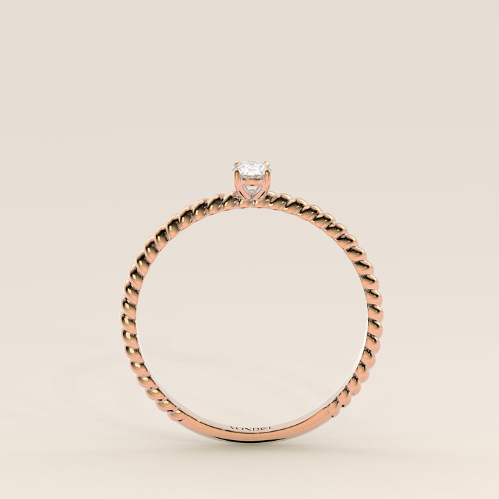 Bowie - Oval Lab Grown Diamond Ring