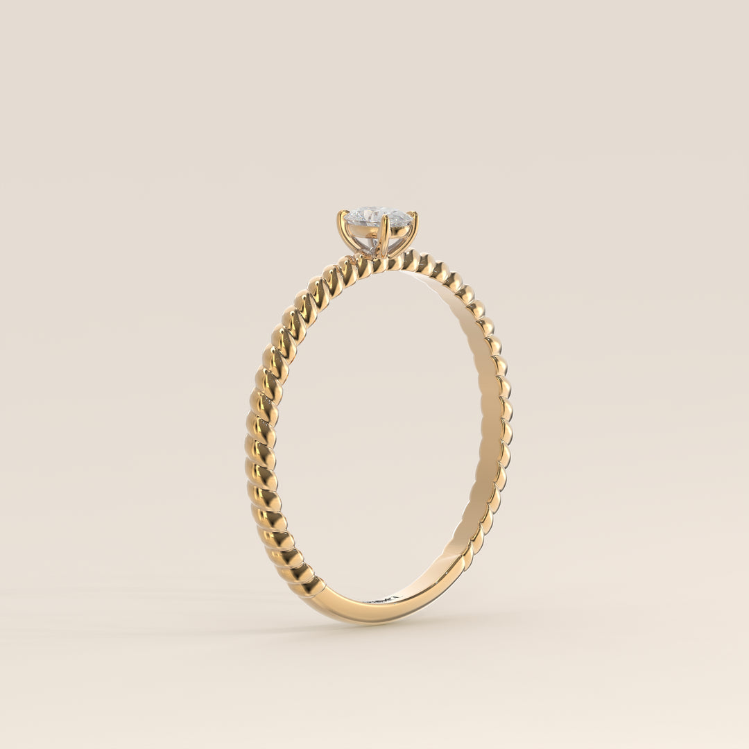 Bowie - Oval Lab Grown Diamond Ring