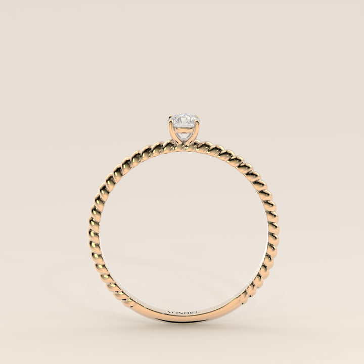 Bowie - Round Lab Grown Diamond Ring