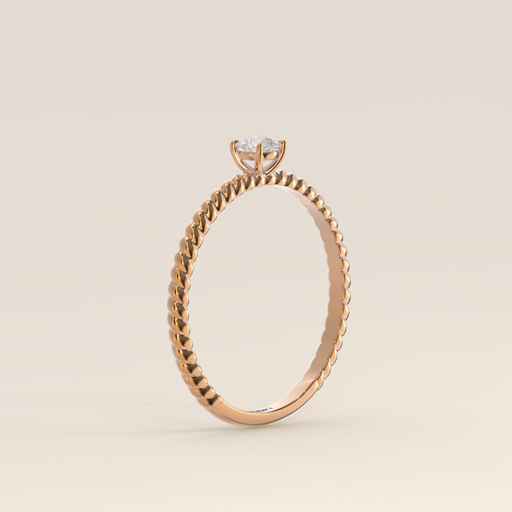 Bowie - Round Lab Grown Diamond Ring