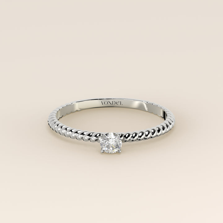 Bowie - Round Lab Grown Diamond Ring