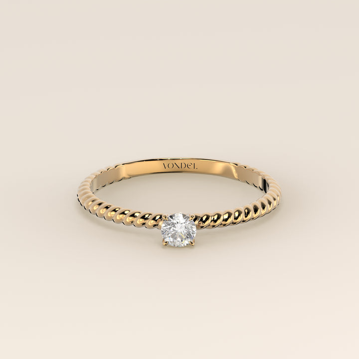 Bowie - Round Lab Grown Diamond Ring