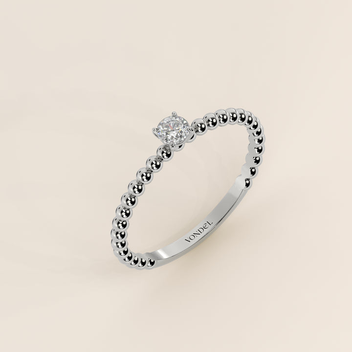Lina - Round Lab Grown Diamond Ring