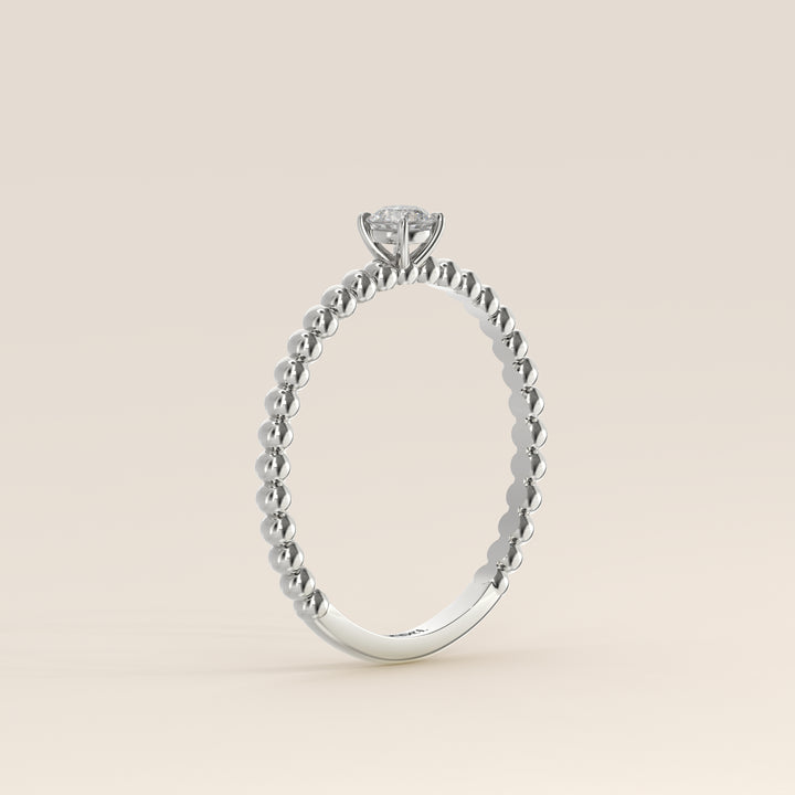 Lina - Round Lab Grown Diamond Ring