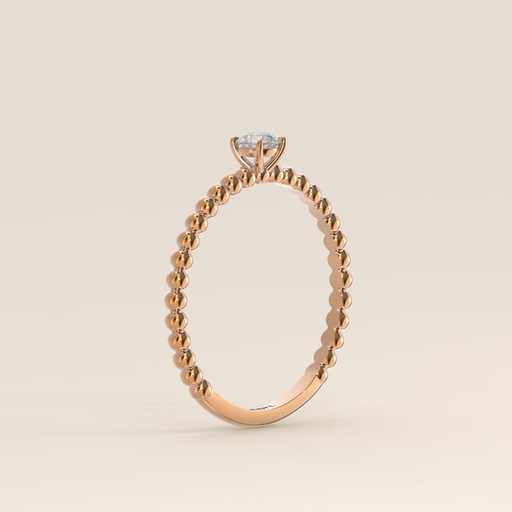 Lina - Round Lab Grown Diamond Ring