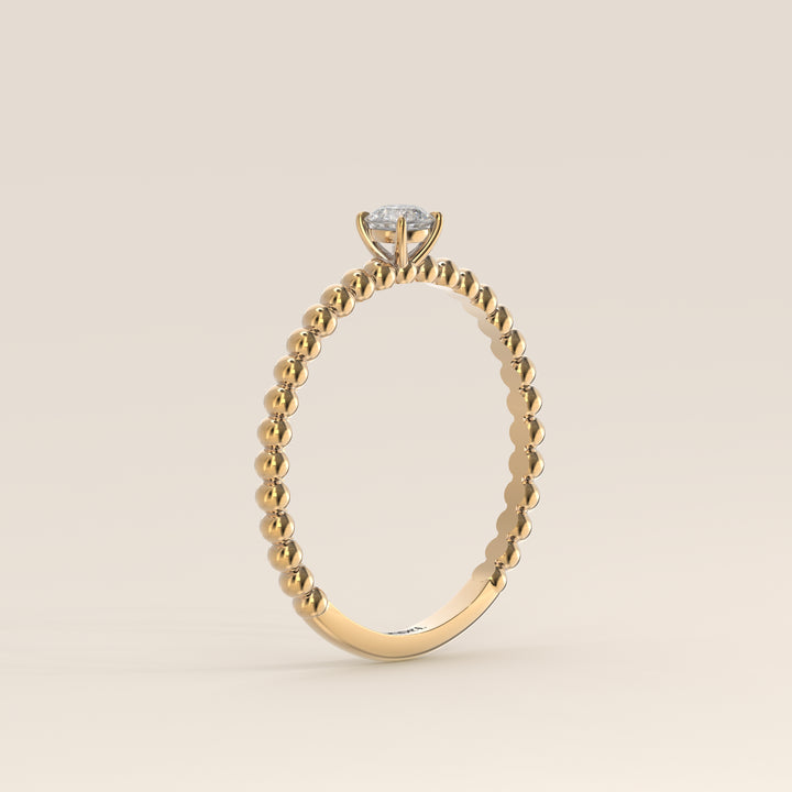 Lina - Round Lab Grown Diamond Ring