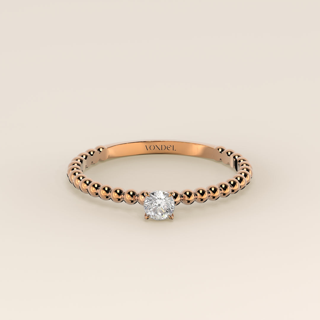 Lina - Round Lab Grown Diamond Ring