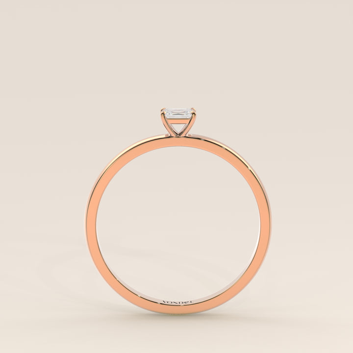 Maddie - Emerald Lab Grown Diamond Ring