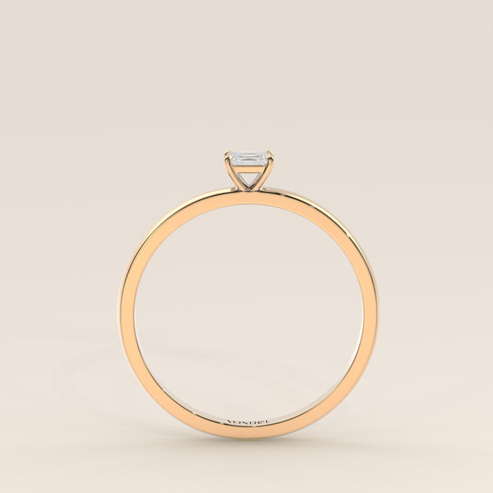 Maddie - Emerald Lab Grown Diamond Ring