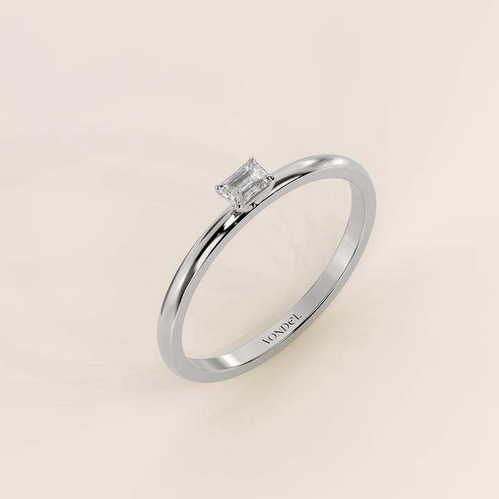 Maddie - Emerald Lab Grown Diamond Ring