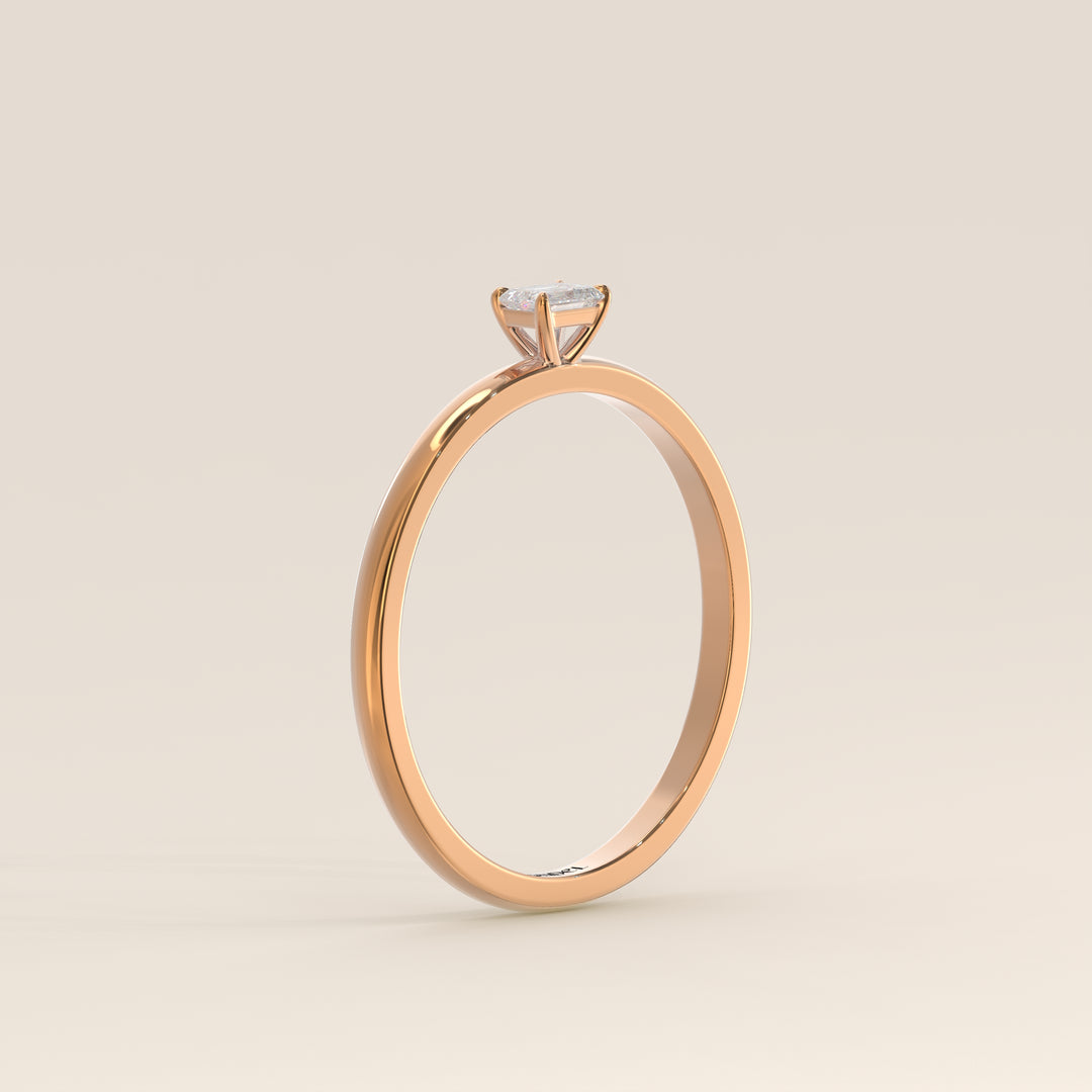 Maddie - Emerald Lab Grown Diamond Ring