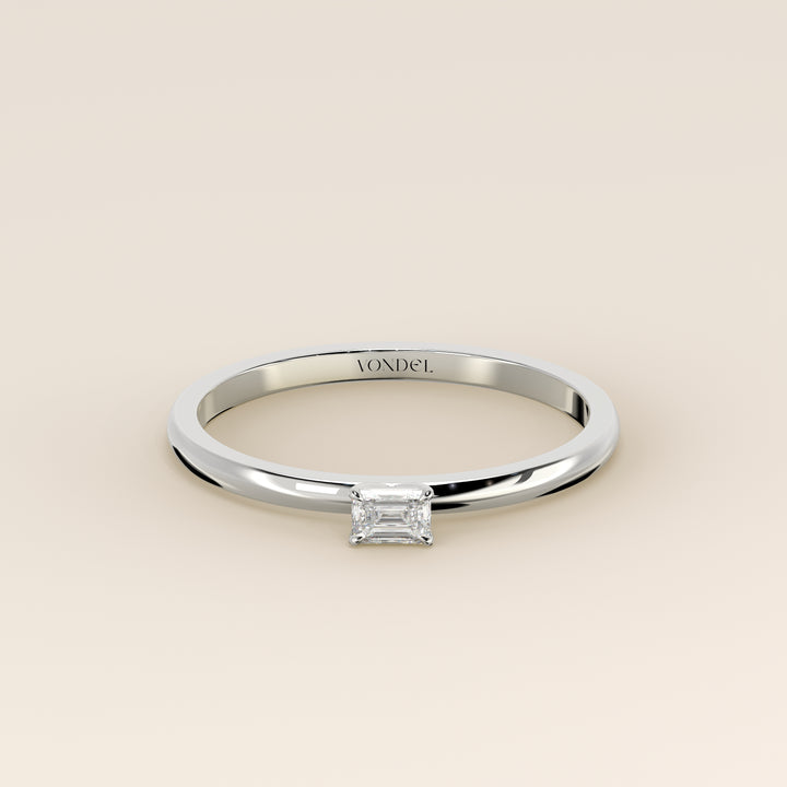 Maddie - Emerald Lab Grown Diamond Ring