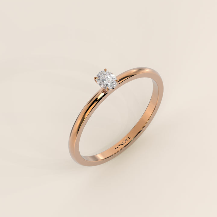 Maddie - Oval Lab Grown Diamond Ring