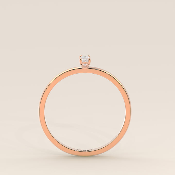 Maddie - Elongated Cushion Lab Grown Diamond Ring