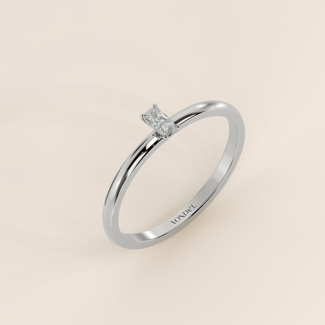 Maddie - Elongated Cushion Lab Grown Diamond Ring