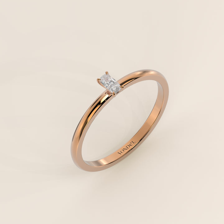 Maddie - Elongated Cushion Lab Grown Diamond Ring
