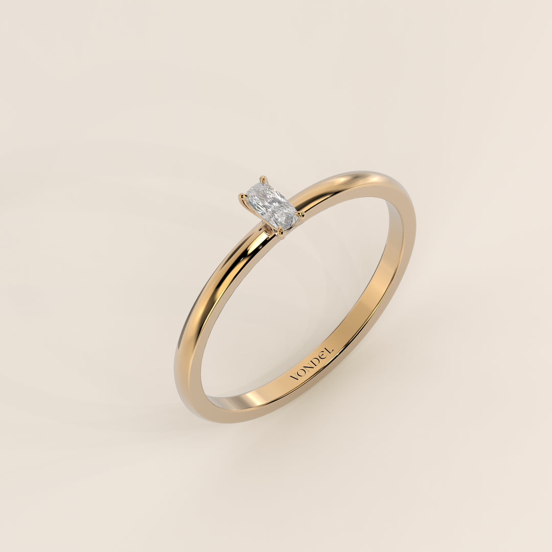 Maddie - Elongated Cushion Lab Grown Diamond Ring