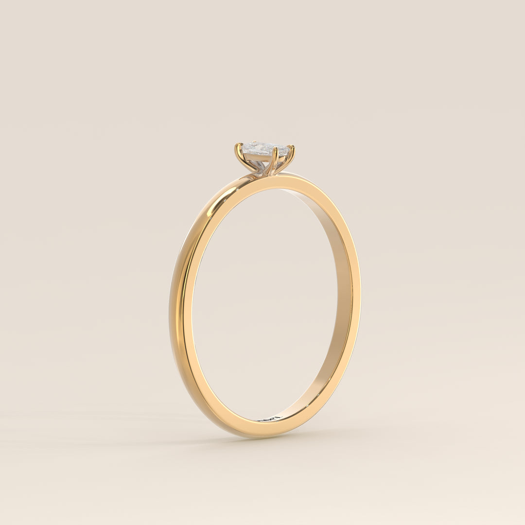 Maddie - Elongated Cushion Lab Grown Diamond Ring