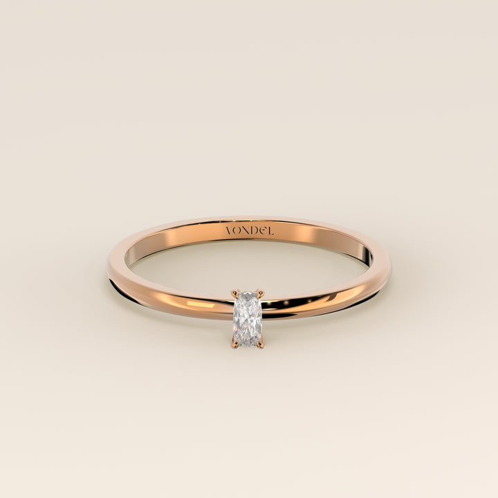 Maddie - Elongated Cushion Lab Grown Diamond Ring