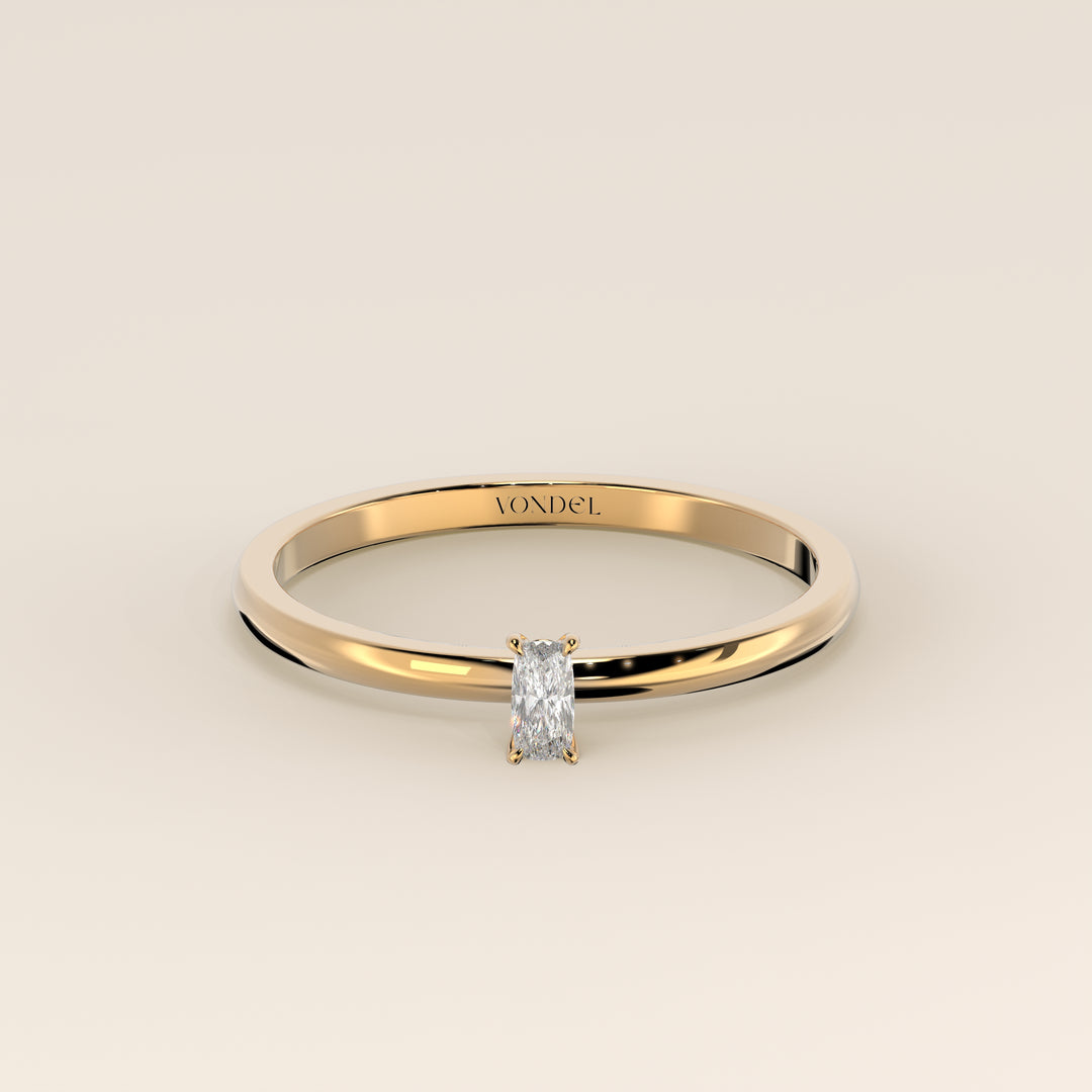 Maddie - Elongated Cushion Lab Grown Diamond Ring