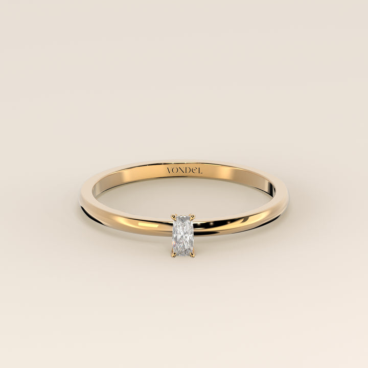 Maddie - Elongated Cushion Lab Grown Diamond Ring