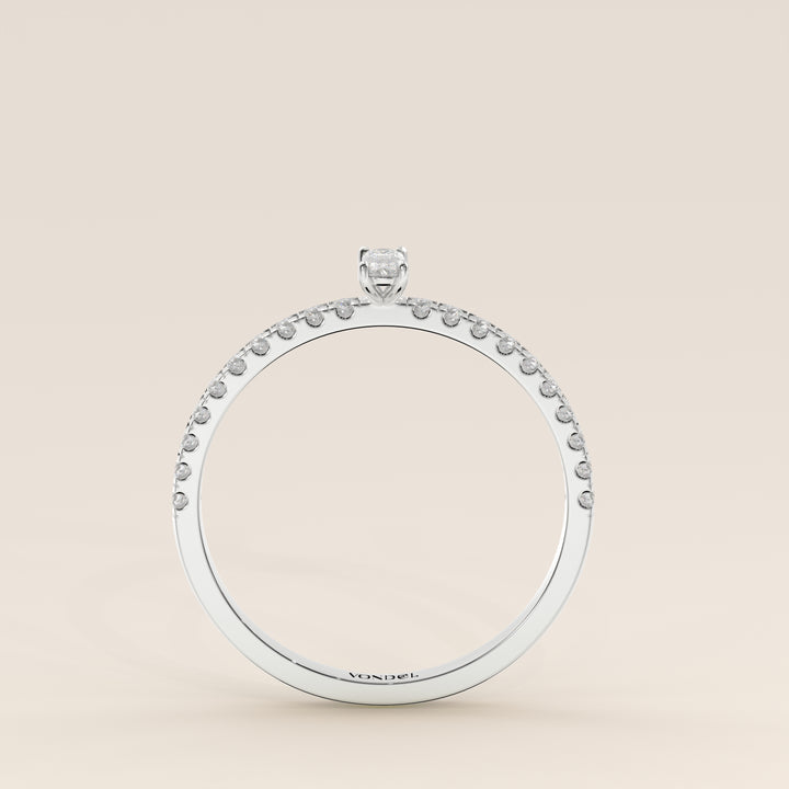 Julie - Elongated Cushion Lab Grown Diamond Ring