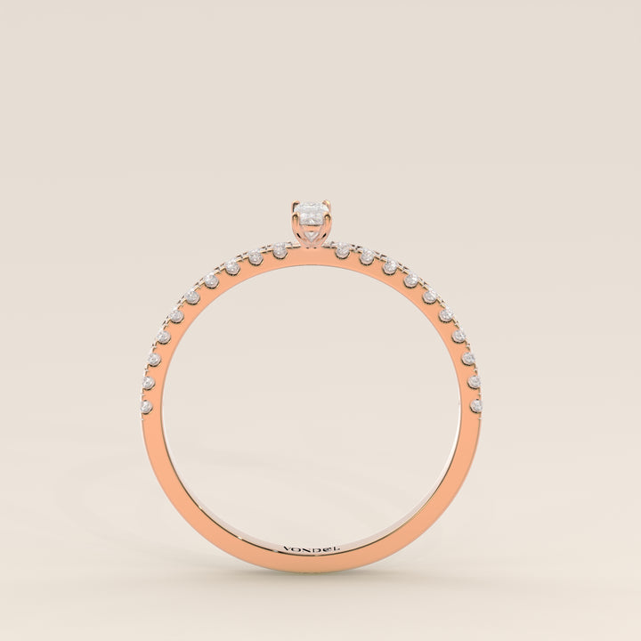 Julie - Elongated Cushion Lab Grown Diamond Ring