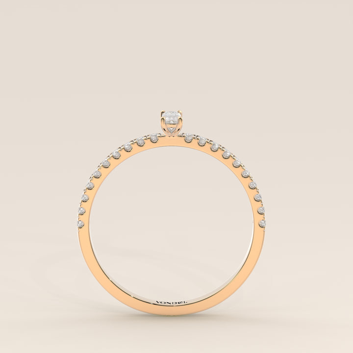 Julie - Elongated Cushion Lab Grown Diamond Ring