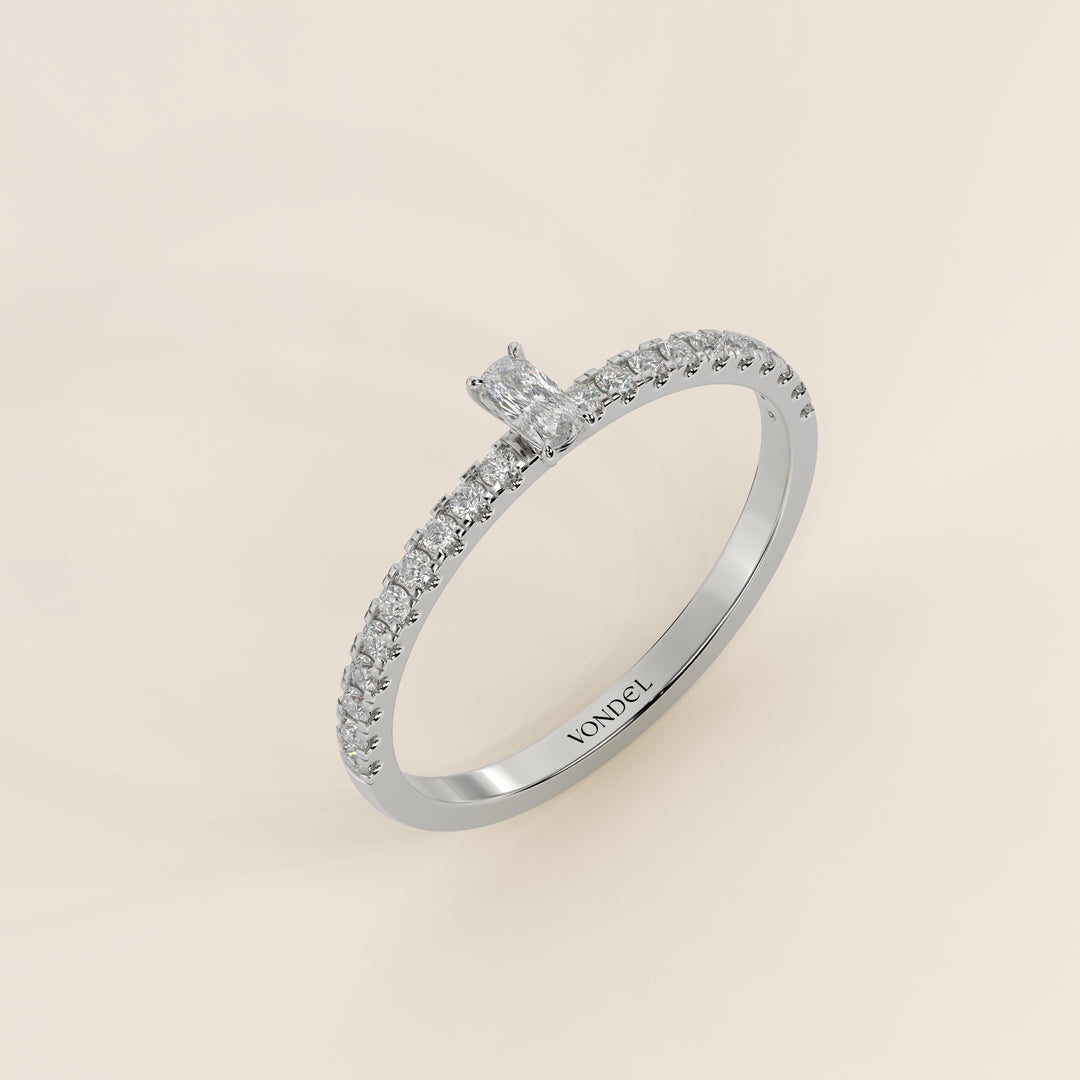 Julie - Elongated Cushion Lab Grown Diamond Ring