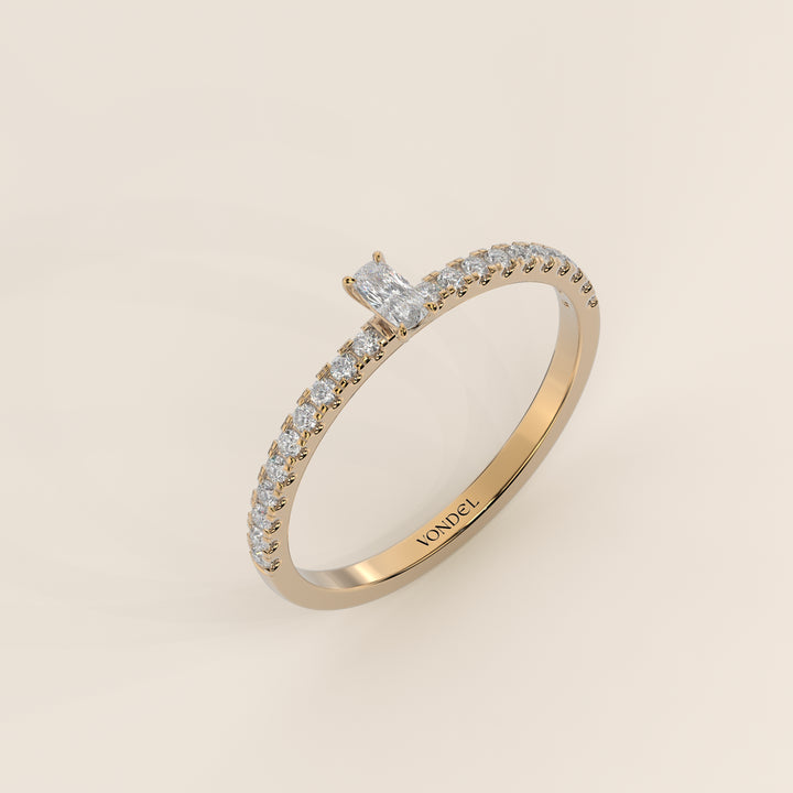 Julie - Elongated Cushion Lab Grown Diamond Ring