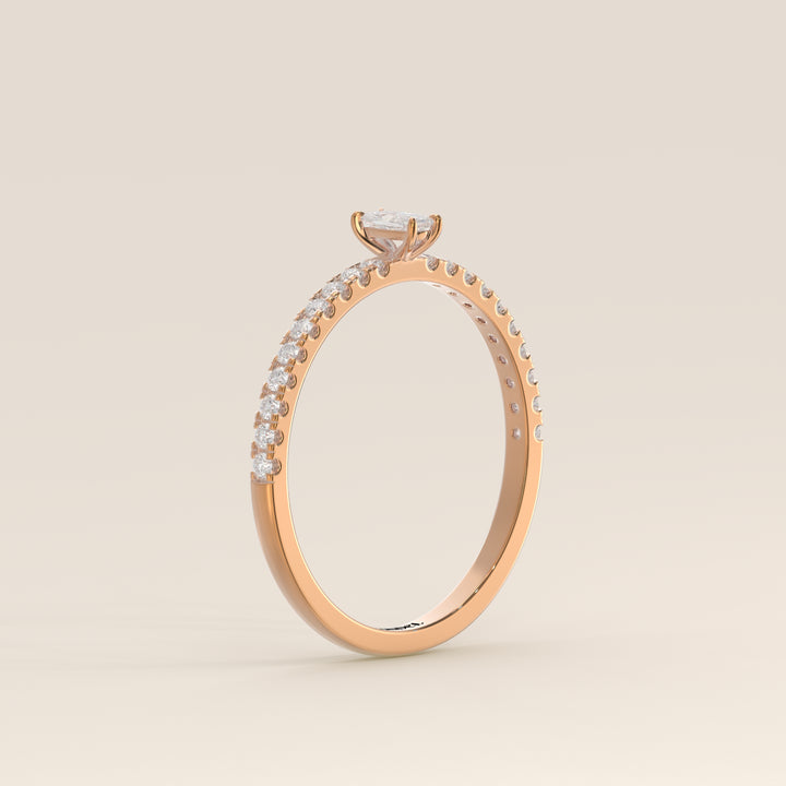 Julie - Elongated Cushion Lab Grown Diamond Ring
